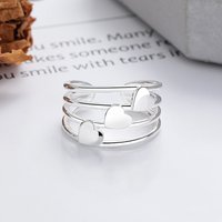 925 Sterling Silver Engagement Rings For Women Couple Luxury Jewelry Ladies Heart Stackable Elegant Accessories Argent 925