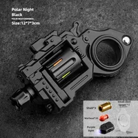 Alloy Revolver Gun Toy Fidget Spinner EDC Ring Gun Shooting Gadget Stress Relief Toys for Boys Gift