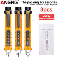ANENG VD802 Voltage Tester High Low Sensitivity Adjustment Non Contact 12V to 1000V AC Live Wire Detection Flashlight for Electr