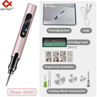 USB Cordless Rotary Tool Set Kit Electric Woodworking Engraving Pen DIY For Jewelry Metal Glass Mini USB Wireless Engrave Tools