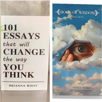 Change Thinking English Version 101 and BOOK OF WISDOM Eye Cover Color of Wisdom Eye libros philosophie english books