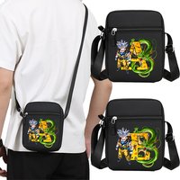 Dragon Ball Goku Shoulder Bag for Adult Man Anime Cartoon Letter Crossbody Bags Canvas Travel Sport Cute Fashion Birthday Gifts