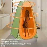 Portable Pop Up Shower Tent 120x120x190cm Thickened Outdoor Camping Changing Room Privacy Toilet Shelter Easy Setup