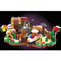 390pcs MOC Mini Willy Wonkas Chocolate Factory Nan Model Building Blocks Birthday Education Craft Toys Festival Gifts