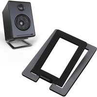 Base de support sonore de bureau en acier au carbone, absorption des chocs, qualité sonore améliorée, support rapide pour haut-parleur d'ordinateur