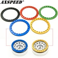 AXSPEED 4PCS CNC Aluminum Wheel Outer Beadlock Ring for 1.9" 2.2" Wheels Rim 1/10 RC Crawler Axial SCX10 TRX4 D90