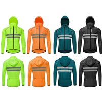 Winddichte wasserdichte reflektierende Fahrradjacke MTB Fahrrad dünne leichte atmungsaktive Sonnencreme Windjacke Fahrradbekleidung