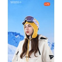 AliExpress Cycling Ear-Flap Hat Autumn Winter Men Women Outdoor Skiing Fleece Hat Adjustable Drawstring Warm Thick Ear Protection Cap