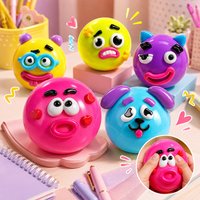 2026 Popular Smushers Squishy, Curiosities Dog Face Swap Squishy Toy, Soft Moldable Cute Slow Rise Squeeze Toy, Relaxing Sensory