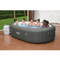 Spa Mauritius Smart AirJet Inflatable Hot Tub 5-7 Person Oval Inflatable Spa Massage Bathtubs
