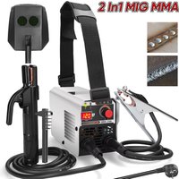 2-in-1 Multifunktionales MIG MMA/MAG TIG-160C Schweißgerät IGBT Inverter-Schweißer mit automatischer Drahtzuführung Elektro-Lichtbogenschweißer
