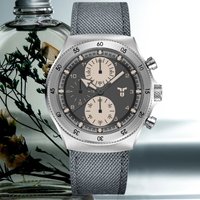 2026 New Men's Watches TYBERLEY waterproof Quartz watch for men Dual time zones Sapphire Mirror Stainless steel Nylon belt Watch
