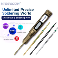 HISEECON H1 Adjustable Temperature Soldering Iron DC 9-24V 60-500°C Type-C USB Fast Charger Rework Station For JBC SUGON Tips