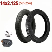 CST 14Inch Tire 14X2.125(57-254)outer Tyre Electric Bicycle 14*2.125 Vehicle Electric Bicycle tube Pneumatic Tyre Bicycles Parts