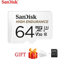 SanDisk 100% High Endurance Video Monitoring 32GB 64GB 128GB 256GB MicroSD Card SDHC/SDXC Class10 TF Card for Video Monitoring