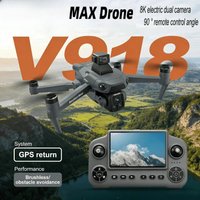 Drone GPS original V918 Max 4K, caméra professionnelle HD, photographie, quadricoptère pliable sans balais, système d'évitement d'obstacles au laser.