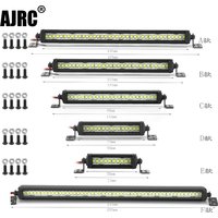 New Rc Car Roof Lamp 55mm-215mmled Light Bar For 1/10 Rc Crawler Axial Scx10 90046/47 Scx24 Wrangler D90 Trx4 Trx6 Rubicon Body
