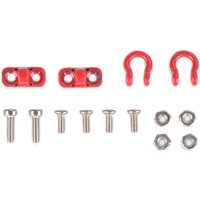 PYFORE Metal Trailer Hook Rescue Buckle Trailer Rope For 1/30 AXIAL SCX30 RC Model Car Road Crawler Mood Decorations Accessories