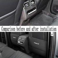 For Chery Tiggo 9 2023 2024 2025 Car Rear backrest seat anti kick pad leather protective pad car interior modification accessory