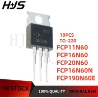 10Pcs 100%New FCP11N60 FCP16N60 16N60 FCP20N60 20N60 FCP16N60N 16N60N FCP190N60E 190N60E MOS TO-220 in stock