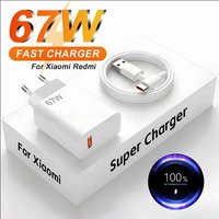 Szybka ładowarka USB 67W z kablem USB-C 6A do Xiaomi 11 12 Lite 13T Redmi Note 10S 11T 12T 13 Pro POCO F5 X5 Turbo Kabel do szybkiego ładowania