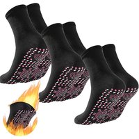 1/3/6pairs Tourmaline Self-Heating Socks Winter Warm Thermal Health Care Socks Slimming Health Short Sock Magnetic Therapy Sock