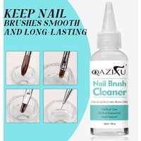 QAZIXU 35ml Nail Brush Cleanser Liquid Clean Nail Gel Polish Wash Pen Tool Manicure Care Tool Nail Art For Salon