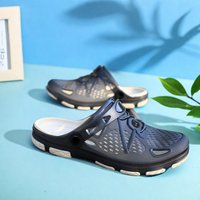 Men's Fashion Clogs, Summer Beach Slippers, Outdoor Casual Non - slip Sandals, Comfortable and Breathable Men's Shoes