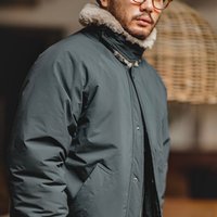 Maden Men's Thickened Autumn Winter Cotton Jacket with Fur Collar Japanese Style Warmth Casual Loose Fit Pure Color Zipper