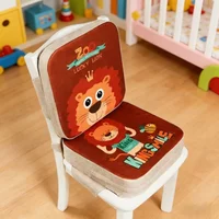 Baby Kids Booster Seat Cushion Pad Increased Adjustable Removable Pillow For Dining High Chair Safety Protection Accessories