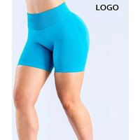 AliExpress NONE D LOGO Summer Running Sports Shorts Women Buttock Lift Leggings Women Cycling Slim Fit Workout Shorts High Waist Yoga Shorts