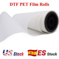 30/33/40/43/60/120cm * m dtf Haustier filmrollen für T-Shirt Wärme übertragung ein-/doppelseitig matt dtf Hot Peel Druck folien masse
