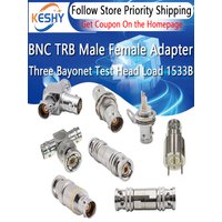 TRB three bayonet adapter BNC/Q9 male to female radio frequency triaxial to two coaxial BNC test head 1533B
