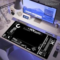Mouse Pad Gaming Print Stream CSGO Gamer Mousepad Keyboard Computer Accessories Stitch Edge Deskmat Natural Rubber Keyboard Mat