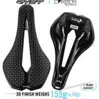 AliExpress RYET Carbon 3D Printed Bike Saddle Super Light Road MTB Seat Parts Racing 7x9mm Seating Cushion Cycling Bicycle Accessories