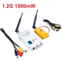 FPV 1.2Ghz 1.2G 8CH 1500mw Wireless AV Sender TV Audio Video Transmitter Receiver For QAV250 250 FPV RC Quadcopter