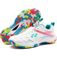 Unisex Durable Sport Sneakers Stable Badminton Table Tennis Handball Training Shoes for Men Women Volleyball Athletic Footwear