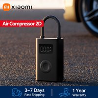 Przenośna kompresor powietrza Xiaomi Mijia 2/2D, Cyfrowa pompka elektryczna do opon samochodowych, rowerowych i motocyklowych