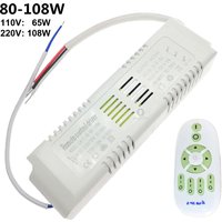 Output 24V 2.4G remote control LED driver 80-108W power suppply for dual colors LED strip dimming and color changing