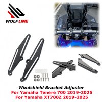 WOLFLINE for Yamaha Tenere 700 Windshield Bracket Adjuster for Tenere700 XT700Z XTZ 700 Windscreen Adjusters Bracket 2019-2025