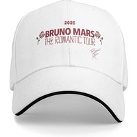 Women Men The Romantic Tour Bruno Mars 2026 Outdoor Hat Sun Baseball Caps Casual Baseball Cap Sports Sunshade