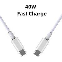 0.25m 1m 1.5m 2m 3m 40W USB-C Fast Charge PD Cable For Apple iPhone 15 16 Pro Max 17 Air iPad 10 HUAWEI SAMSUNG Type C To C Line