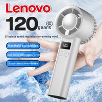 Lenovo Handheld Mini Fan 120 Speed Adjustable Personal USB Rechargeable Strong Wind Portable Electric Fan Hot Selling Outdoor