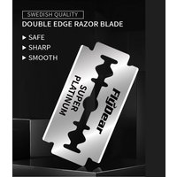 Bestseller Stainless steel razor blade old-fashioned manual double-sided razor blade hairdressing barber shop tools safety razor