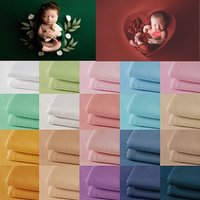 Accessoires de photographie pour nouveau-nés, couverture enveloppante, tissus extensibles, accessoires de Studio de tournage, 150x170cm