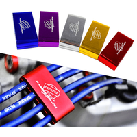 1PC Car Modification Spark Plug Wire Separator Fixing Sleeve, Ignition Wire Fixing Seat, Four Hole Wire Winding Device