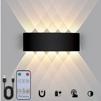 Indoor Wall Lamp Charging Touch Switch Remote Control Wireless USB Charging Bedroom Kitchen Dining Room Living Room Study