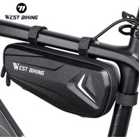 WEST BIKING Cycling Tube Bags Bike Frame Front Tube Bag Waterproof Cycling Bag Pannier Ebike Tool Bag Accessories
