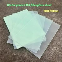 Thick 0.1-1.5mm High Temperature Resistant FR4 Water Green Fiberglass Thin Plate Insulation Resin Board Glass Gasket Processing