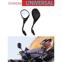 AliExpress evomosa Motorcycle rearview mirror 8mm M8 vehicle reversing mirrors Scooter Electrical Motor E-Bike Back Side Convex mirrors For Harley